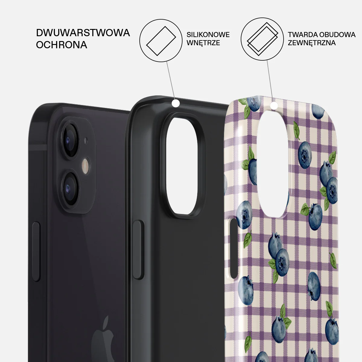 Blueberry Muffin - iPhone 12 Mini Etui - Image 6