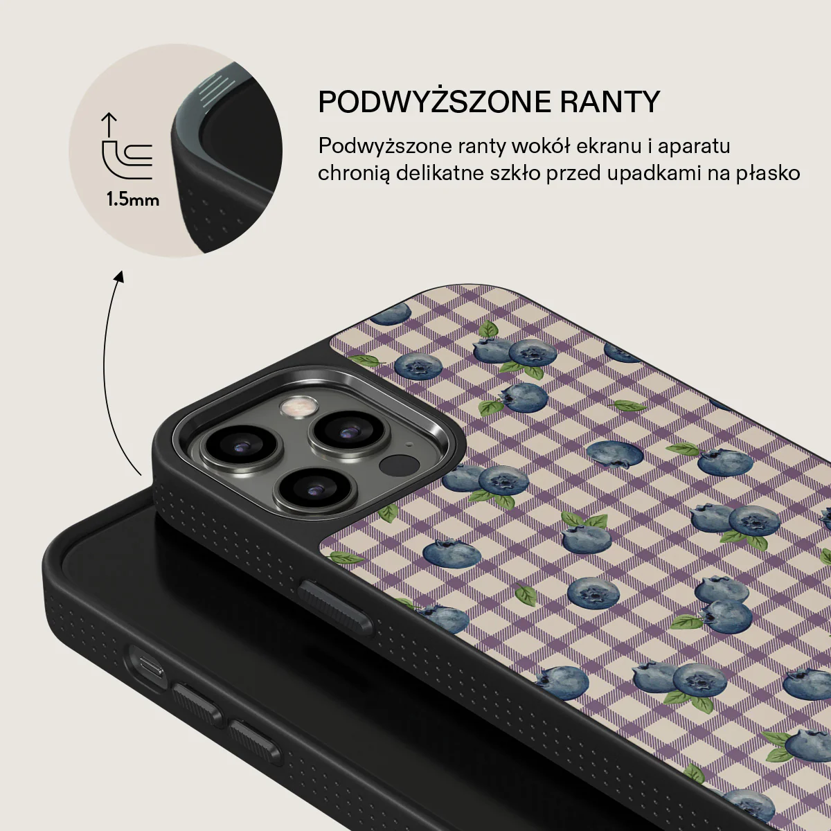 Blueberry Muffin - iPhone 12 Pro Etui - Image 15