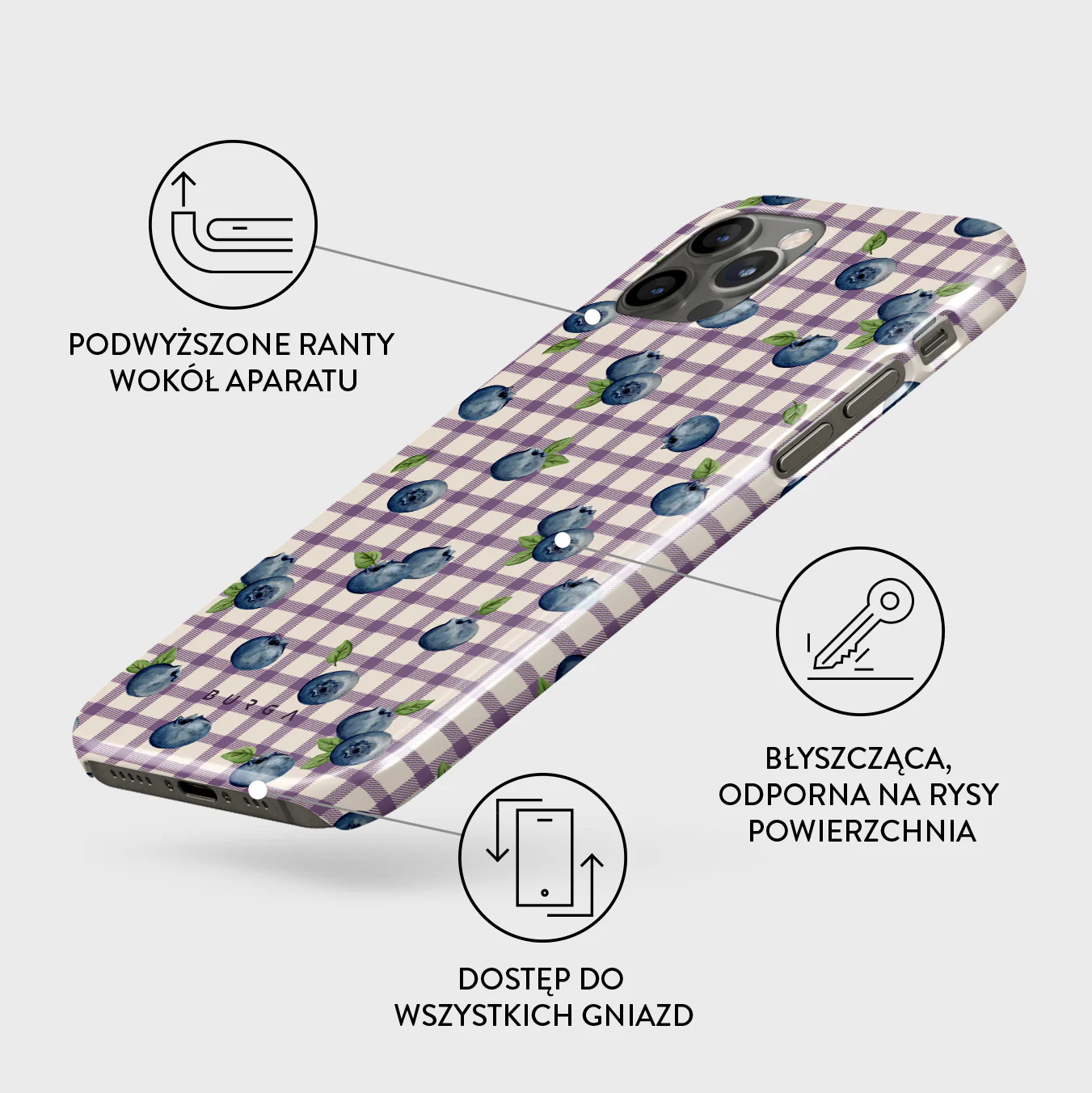Blueberry Muffin - iPhone 12 Pro Max Etui - Image 3