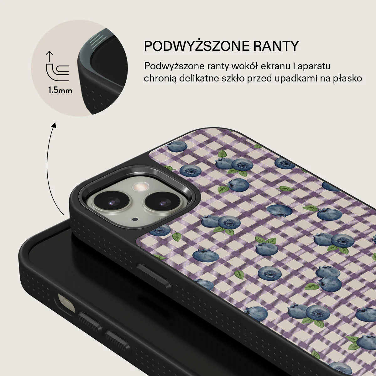 Blueberry Muffin - iPhone 13 Etui - Image 15