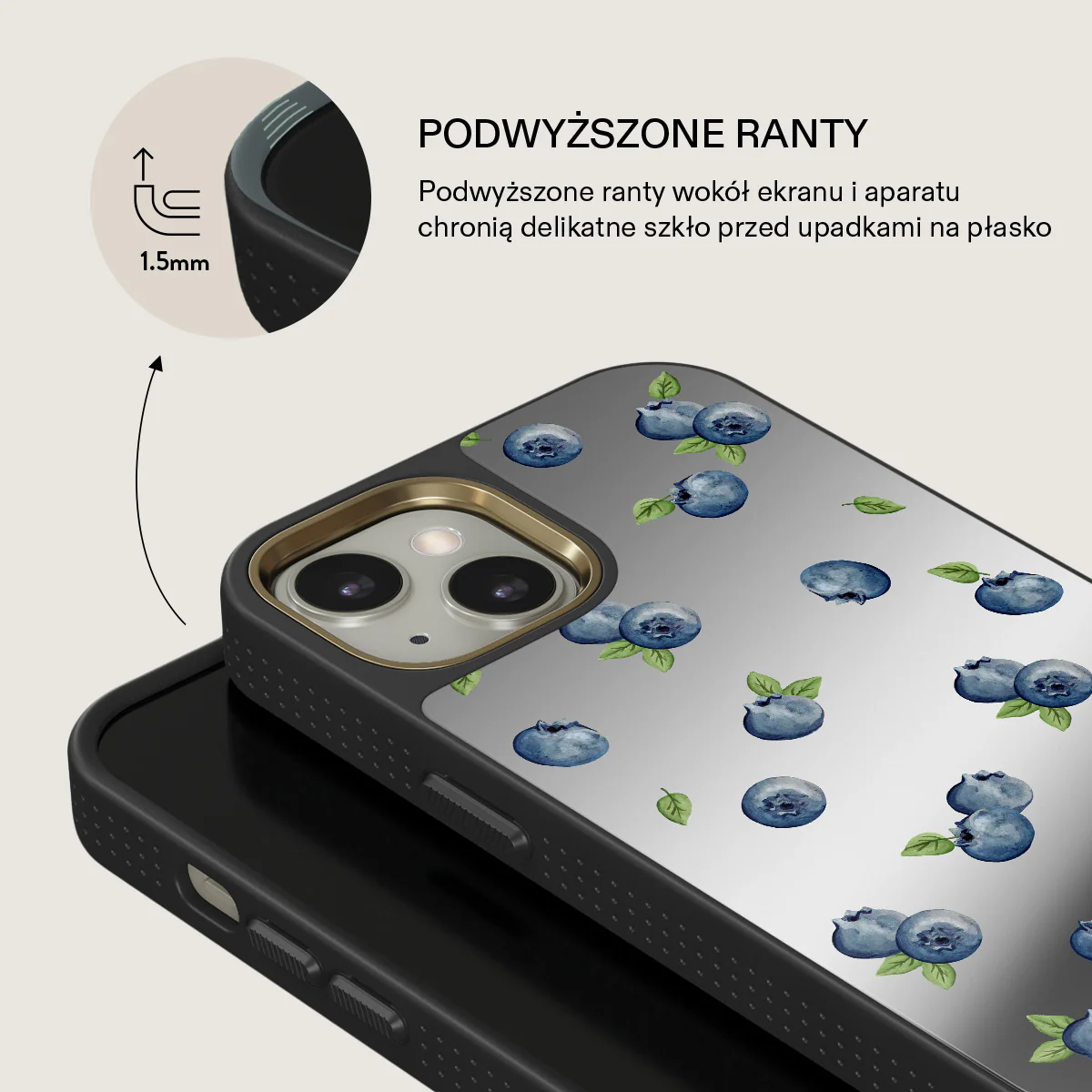 Blueberry Muffin - iPhone 13 Etui - Image 23