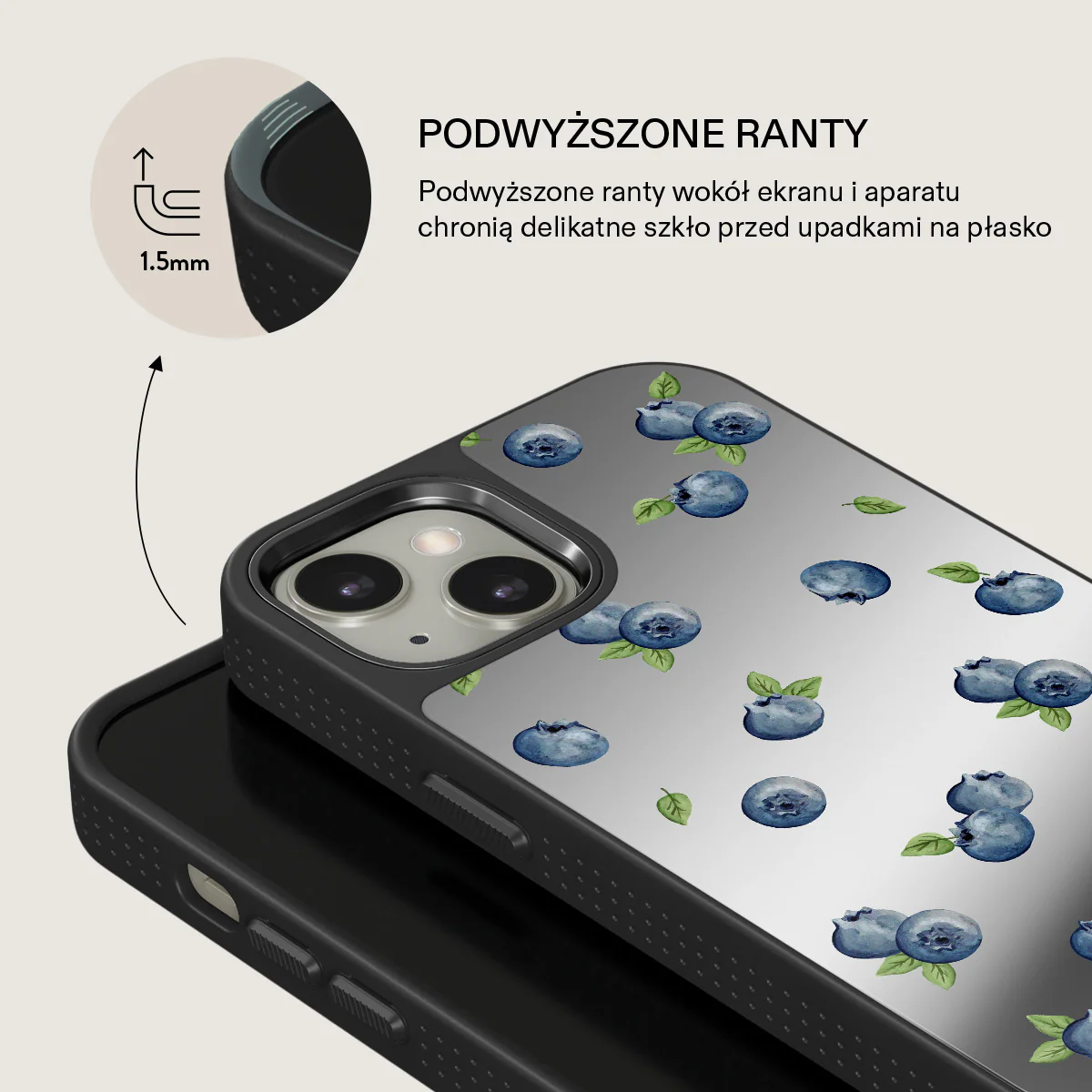 Blueberry Muffin - iPhone 13 Etui - Image 31