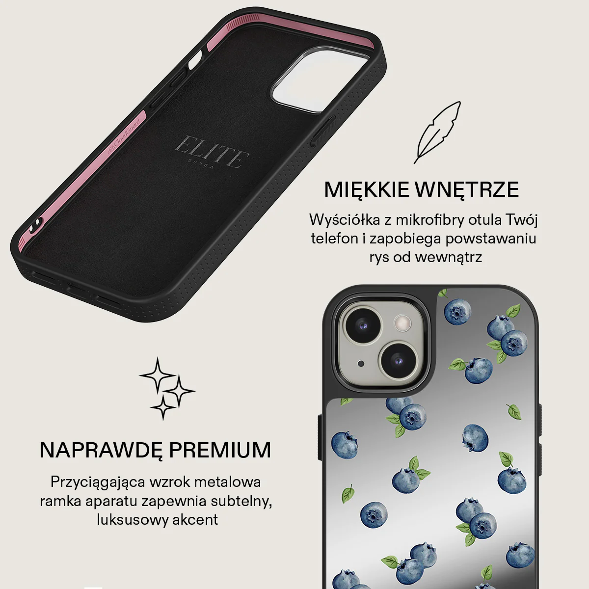 Blueberry Muffin - iPhone 13 Etui - Image 33