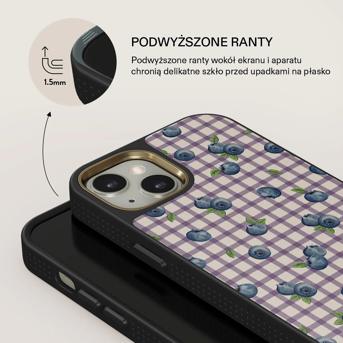 Blueberry Muffin - iPhone 13 Etui - Image 8