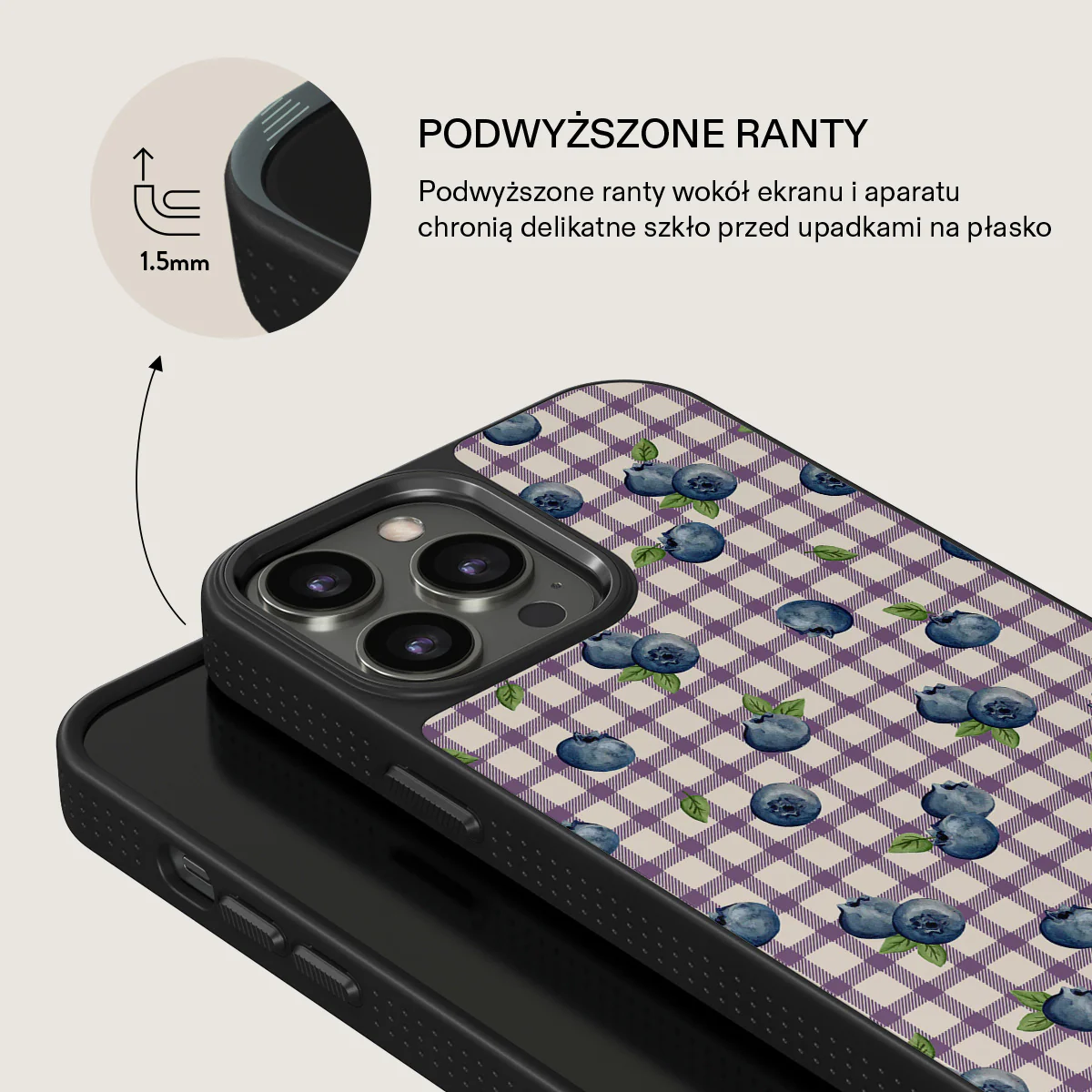 Blueberry Muffin - iPhone 13 Pro Etui - Image 15