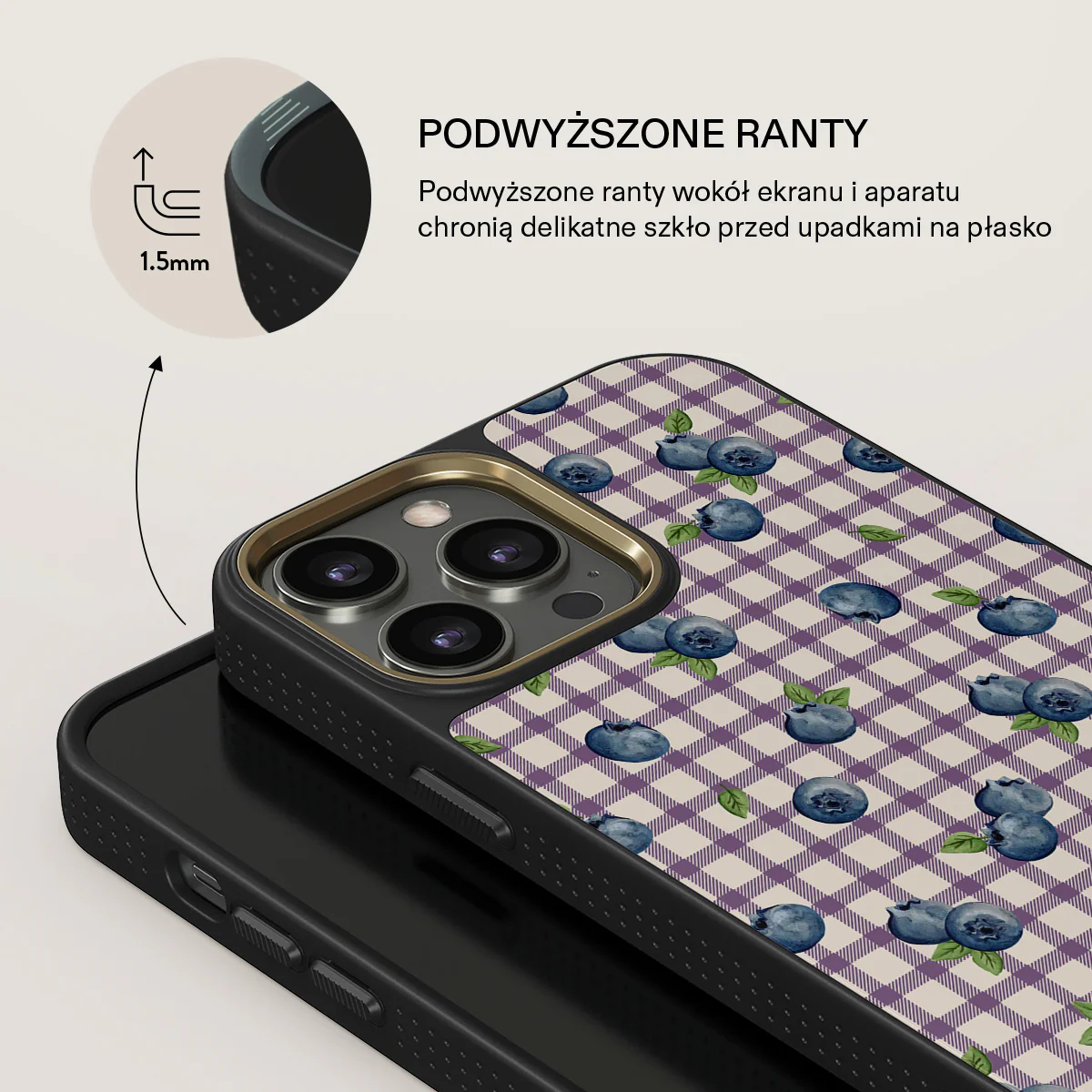 Blueberry Muffin - iPhone 14 Pro Etui - Image 8