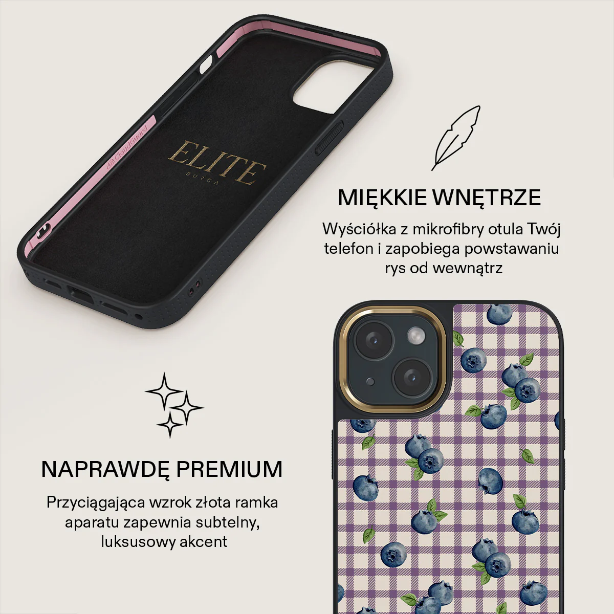 Blueberry Muffin - iPhone 15 Etui - Image 10