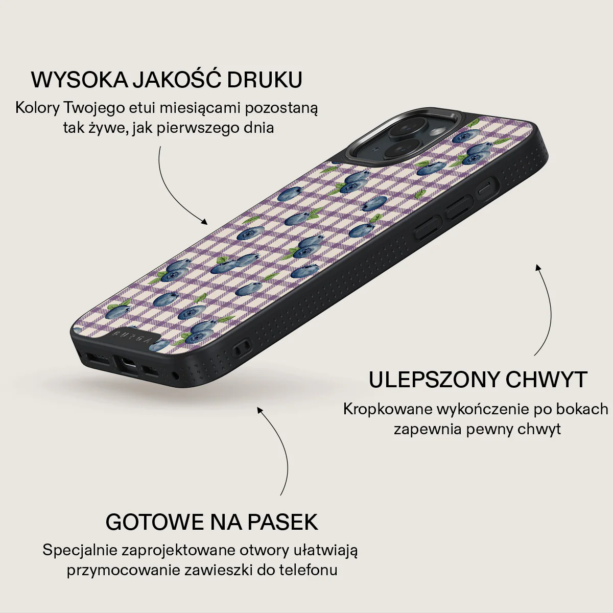 Blueberry Muffin - iPhone 15 Etui - Image 16
