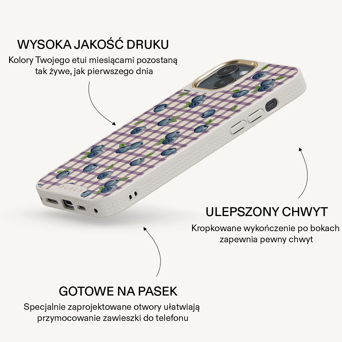 Blueberry Muffin - iPhone 15 Etui - Image 23