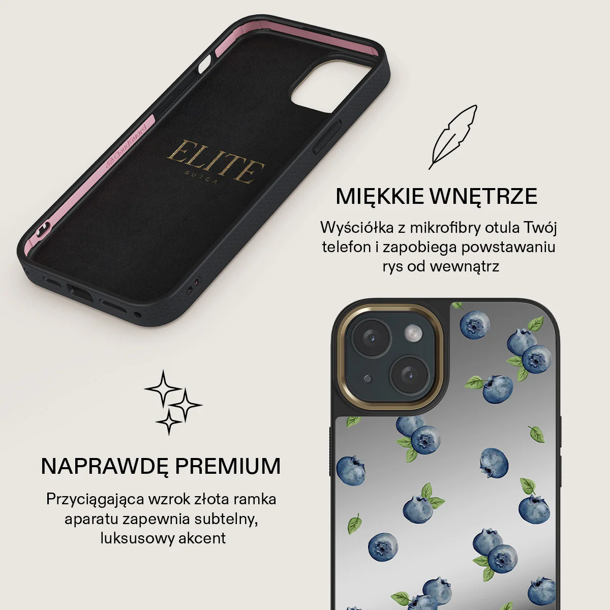 Blueberry Muffin - iPhone 15 Etui - Image 32