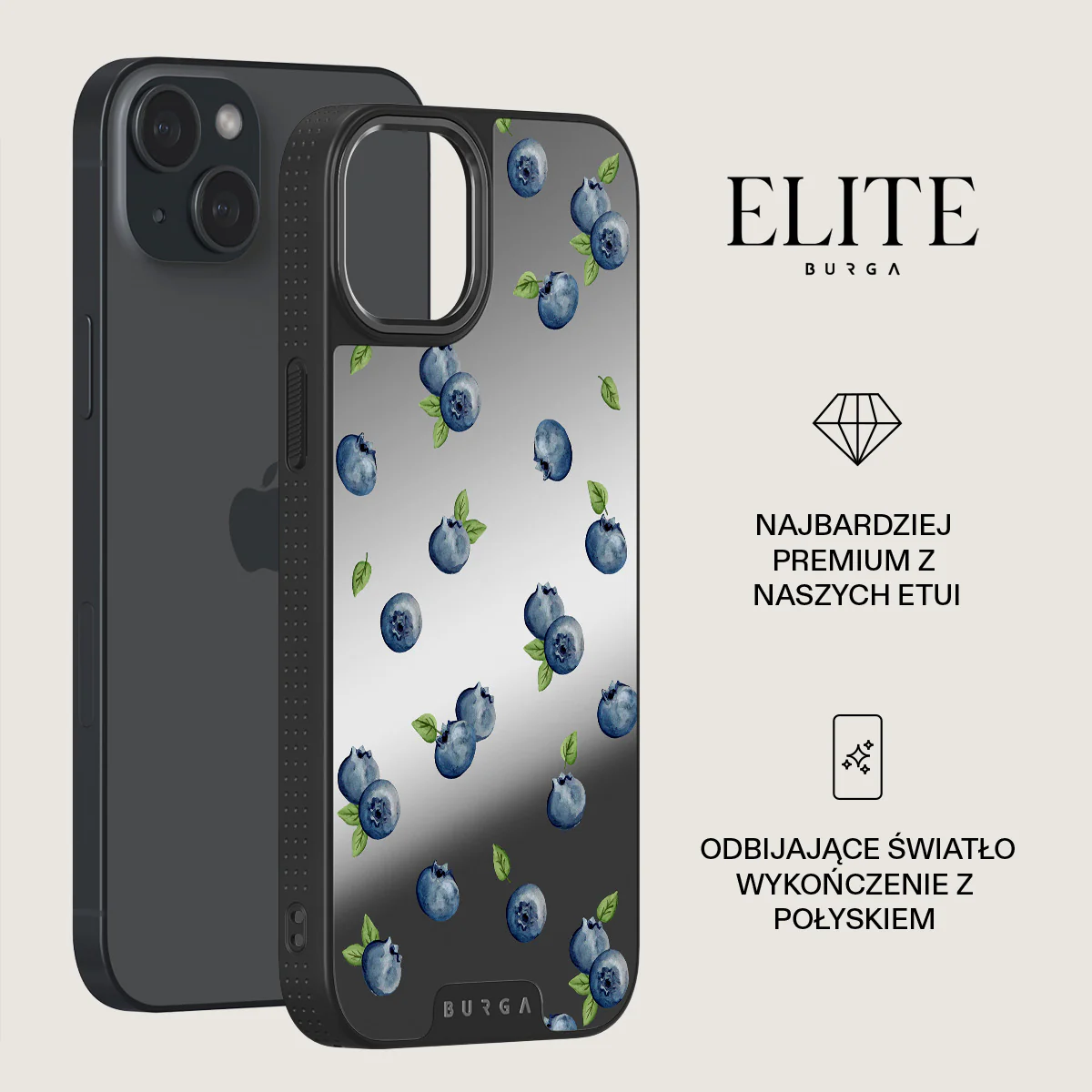 Blueberry Muffin - iPhone 15 Etui - Image 35