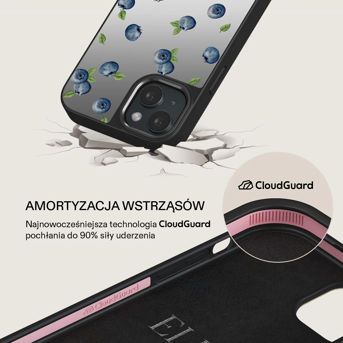 Blueberry Muffin - iPhone 15 Etui - Image 36