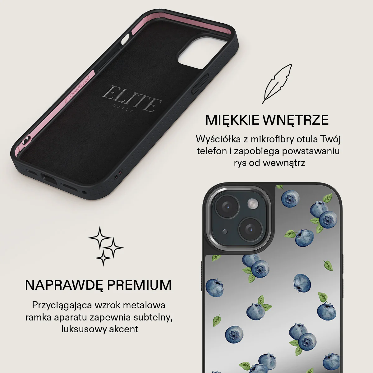 Blueberry Muffin - iPhone 15 Etui - Image 40