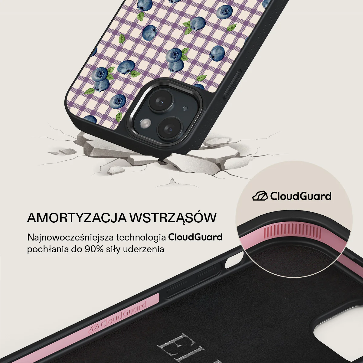 Blueberry Muffin - iPhone 15 Plus Etui - Image 14