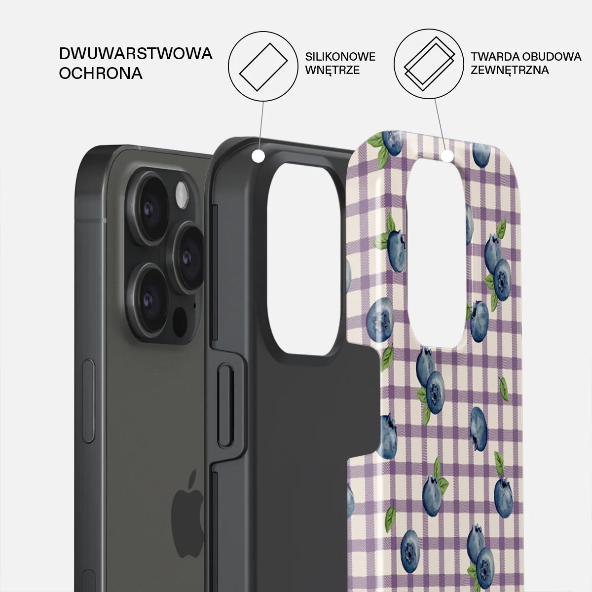 Blueberry Muffin - iPhone 15 Pro Etui - Image 2