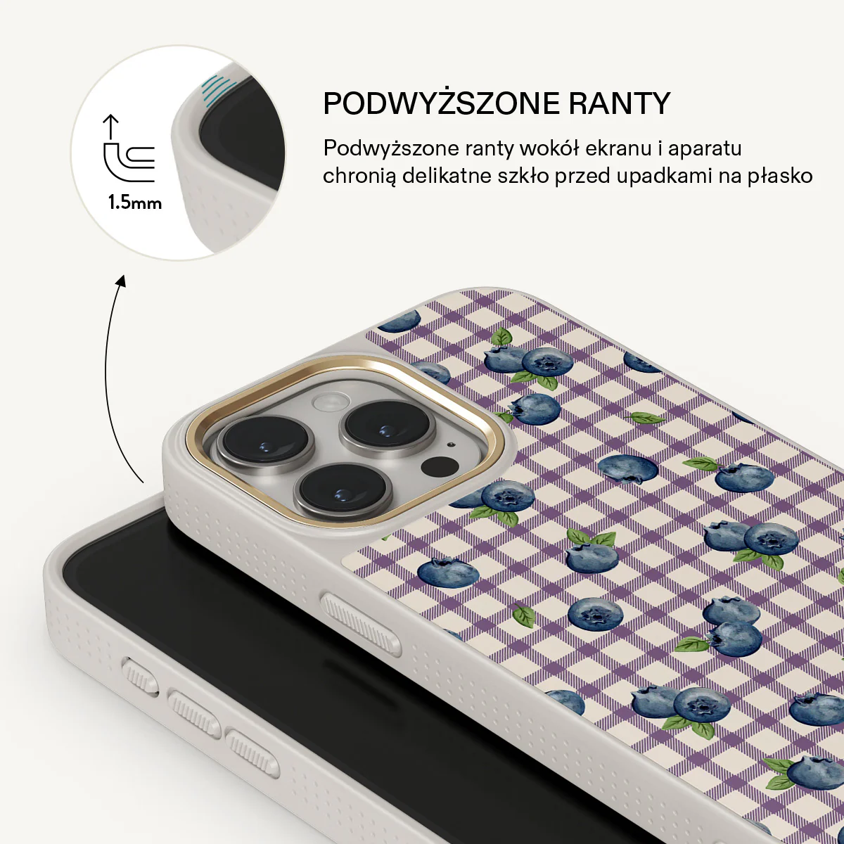 Blueberry Muffin - iPhone 15 Pro Etui - Image 22