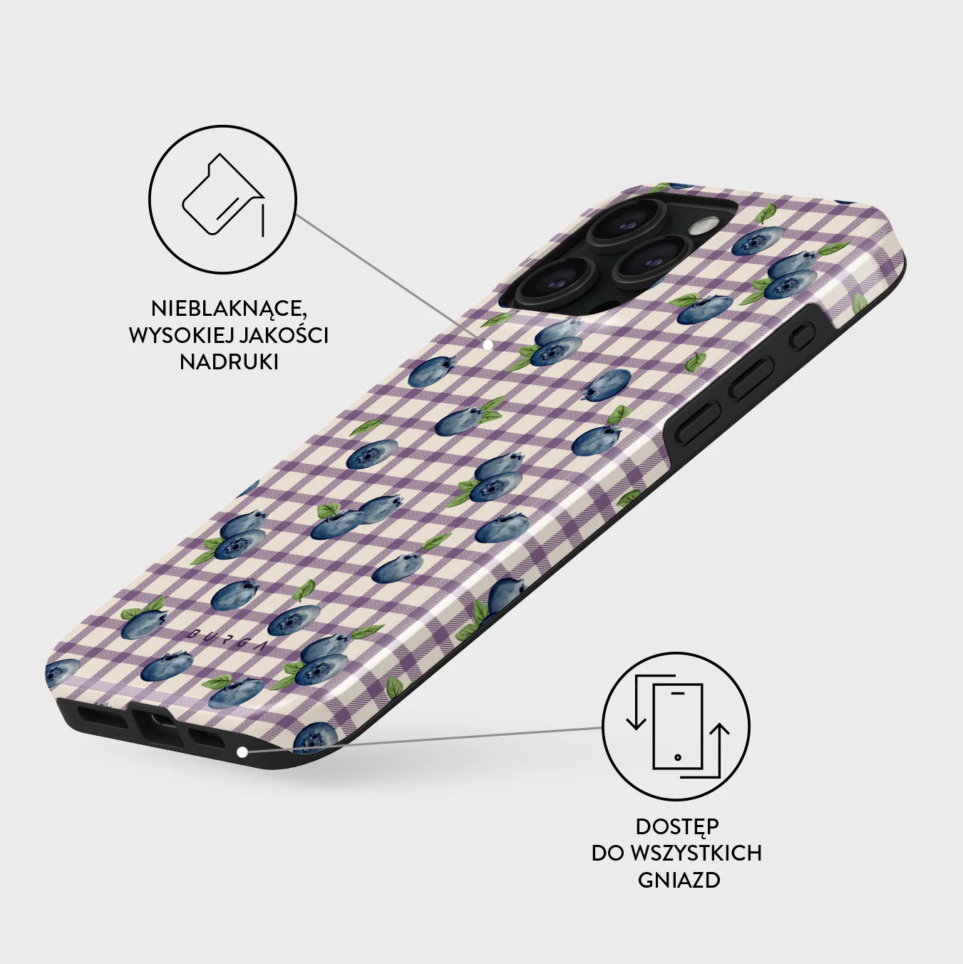 Blueberry Muffin - iPhone 15 Pro Etui - Image 3