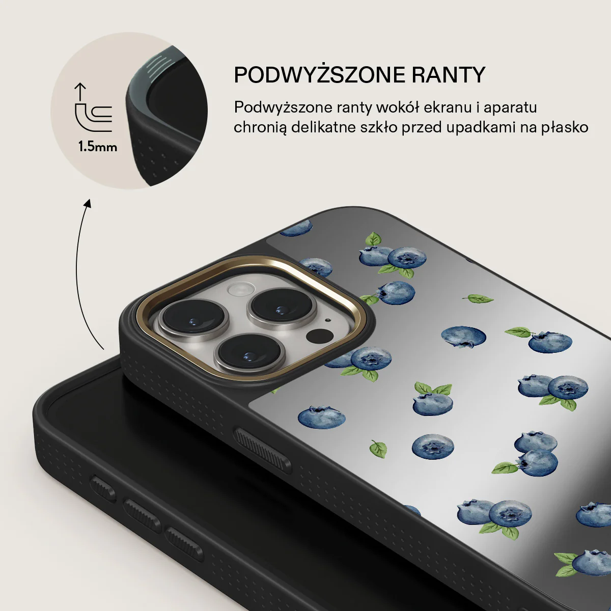 Blueberry Muffin - iPhone 15 Pro Max Etui - Image 30