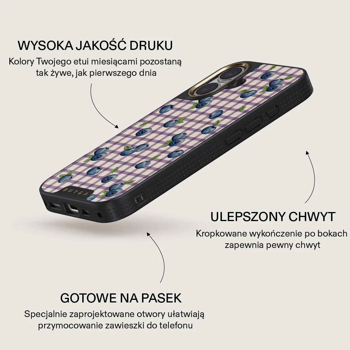 Blueberry Muffin - iPhone 16 Etui - Image 10