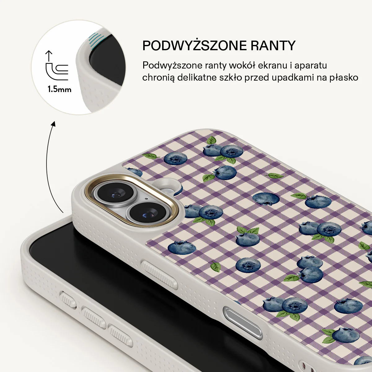 Blueberry Muffin - iPhone 16 Etui - Image 23
