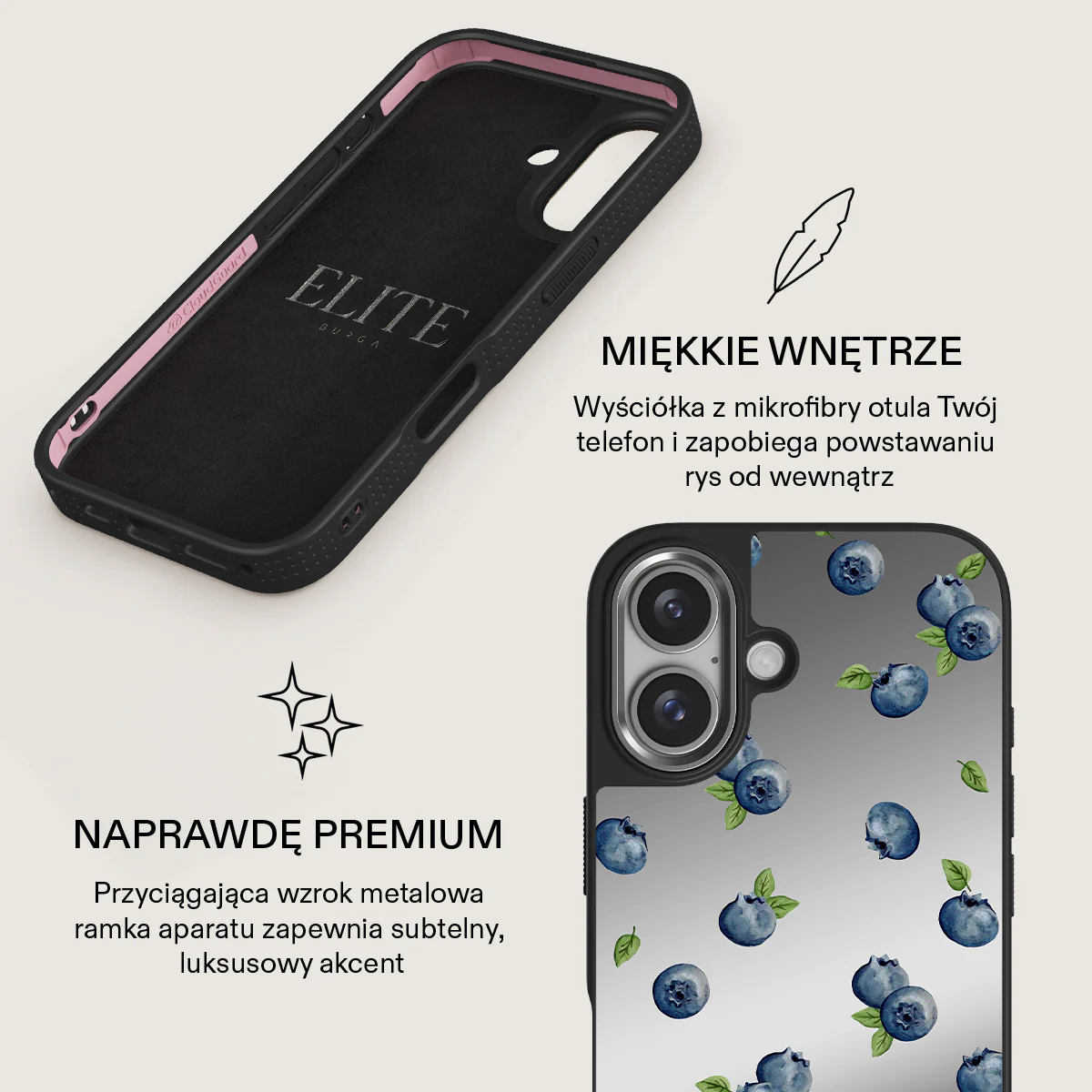 Blueberry Muffin - iPhone 16 Etui - Image 41