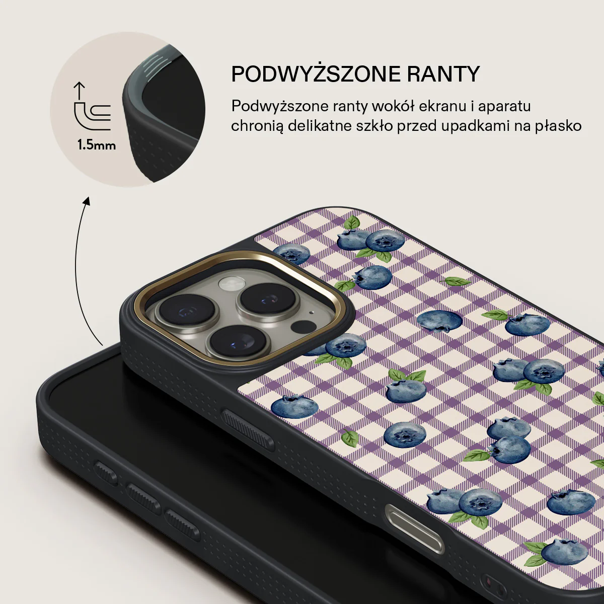 Blueberry Muffin - iPhone 16 Pro Etui - Image 9