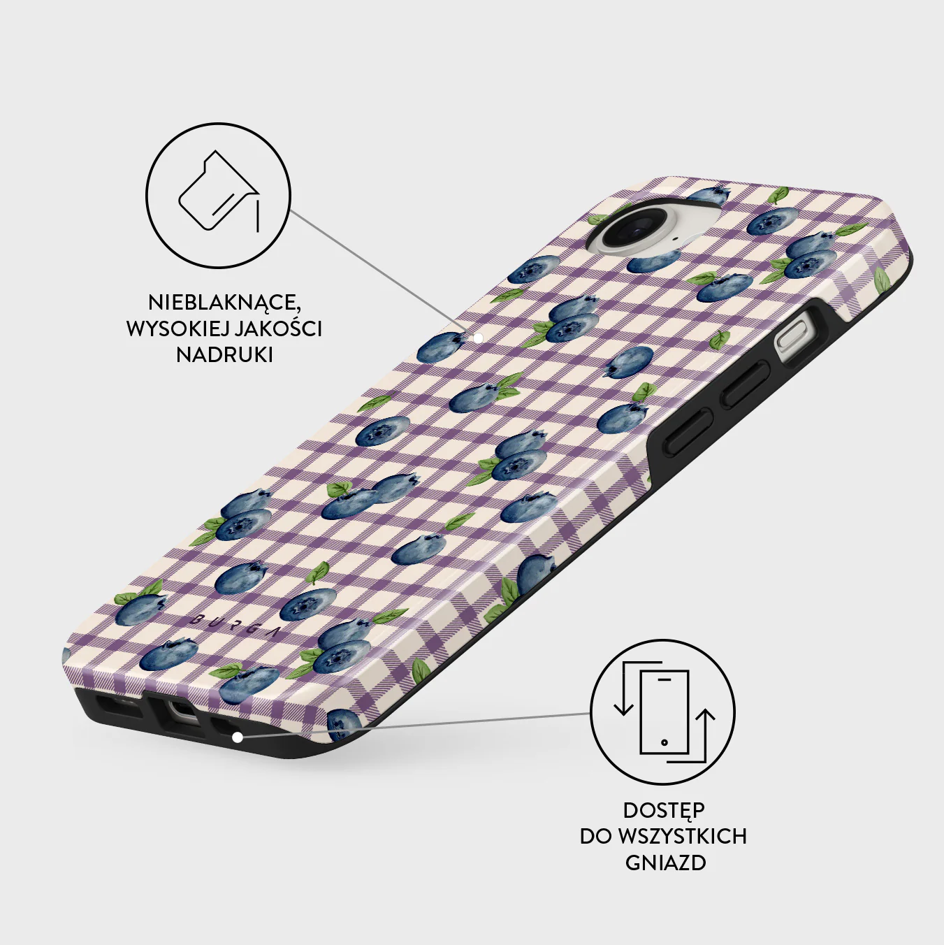 Blueberry Muffin - iPhone 16e Etui - Image 3