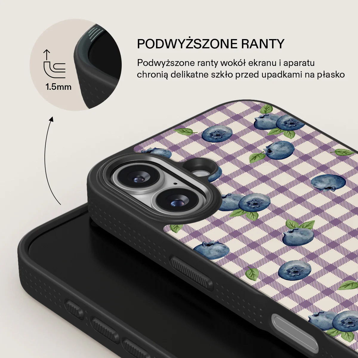 Blueberry Muffin - iPhone 17 Etui - Image 15