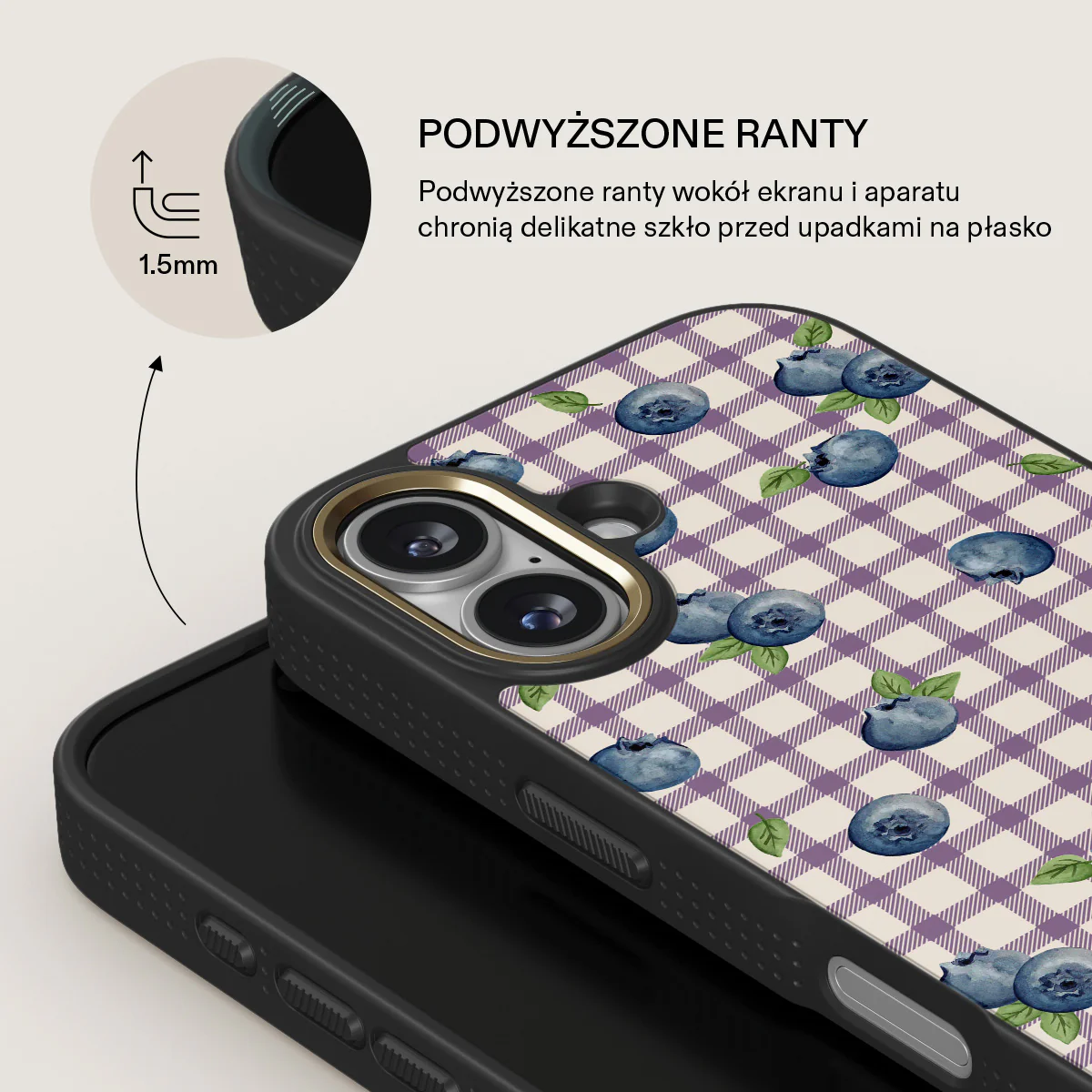 Blueberry Muffin - iPhone 17 Etui - Image 8