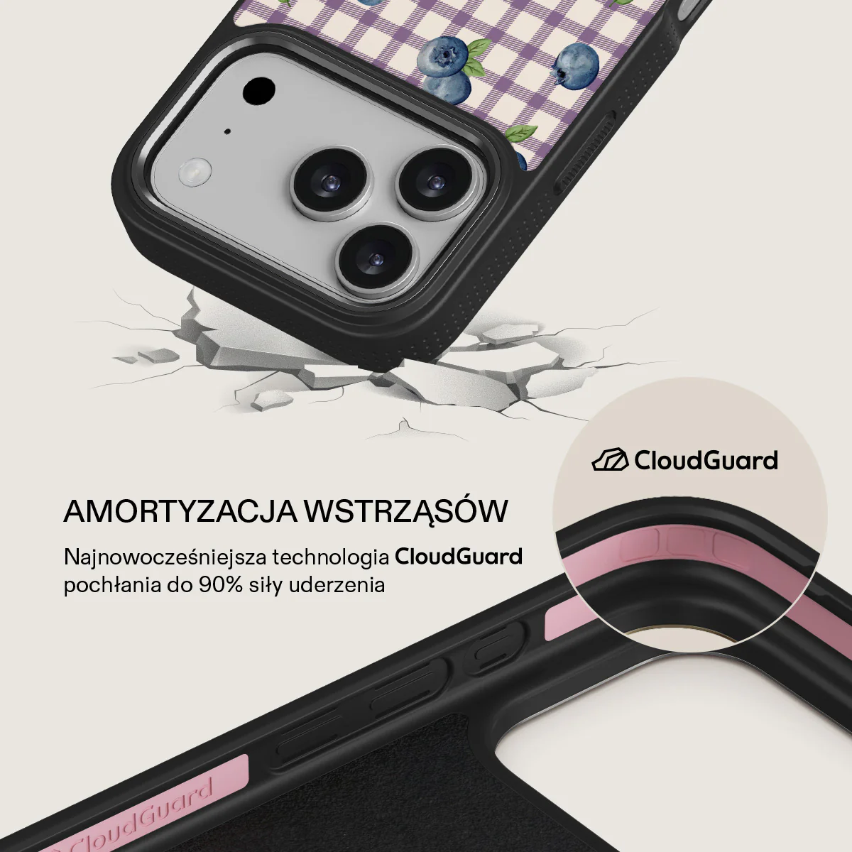 Blueberry Muffin - iPhone 17 Pro Etui - Image 14