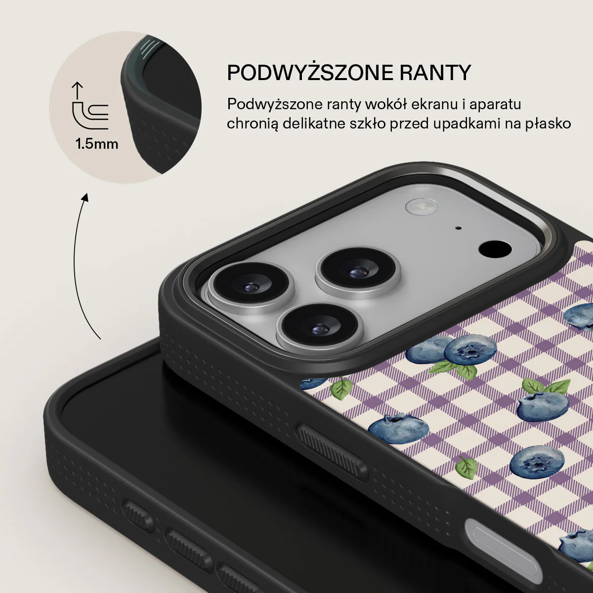 Blueberry Muffin - iPhone 17 Pro Etui - Image 15