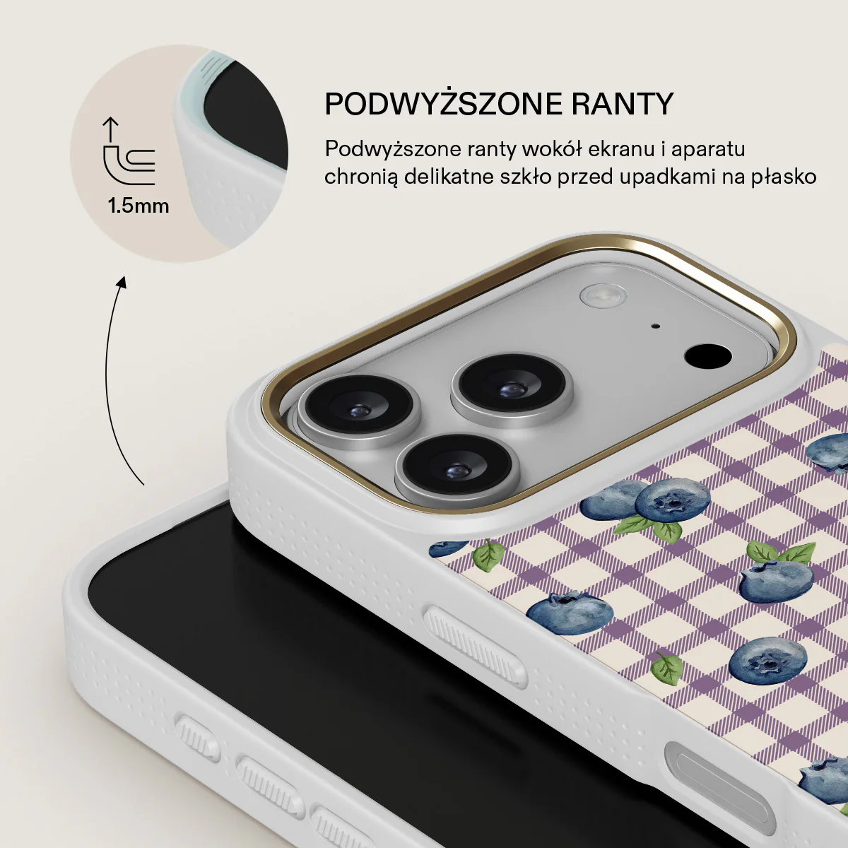 Blueberry Muffin - iPhone 17 Pro Etui - Image 22