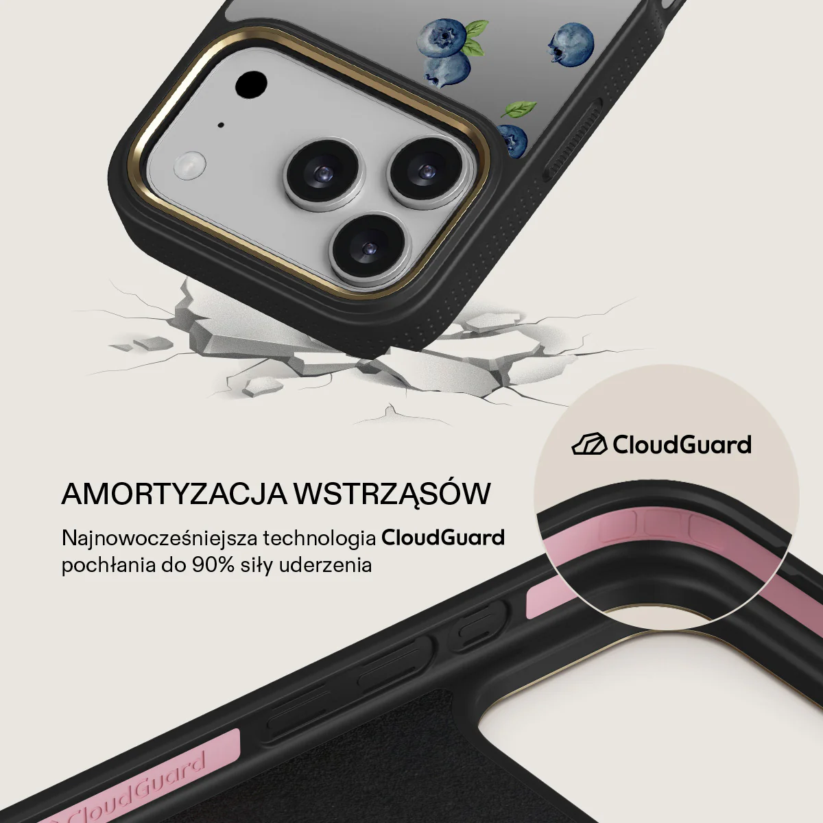 Blueberry Muffin - iPhone 17 Pro Etui - Image 28