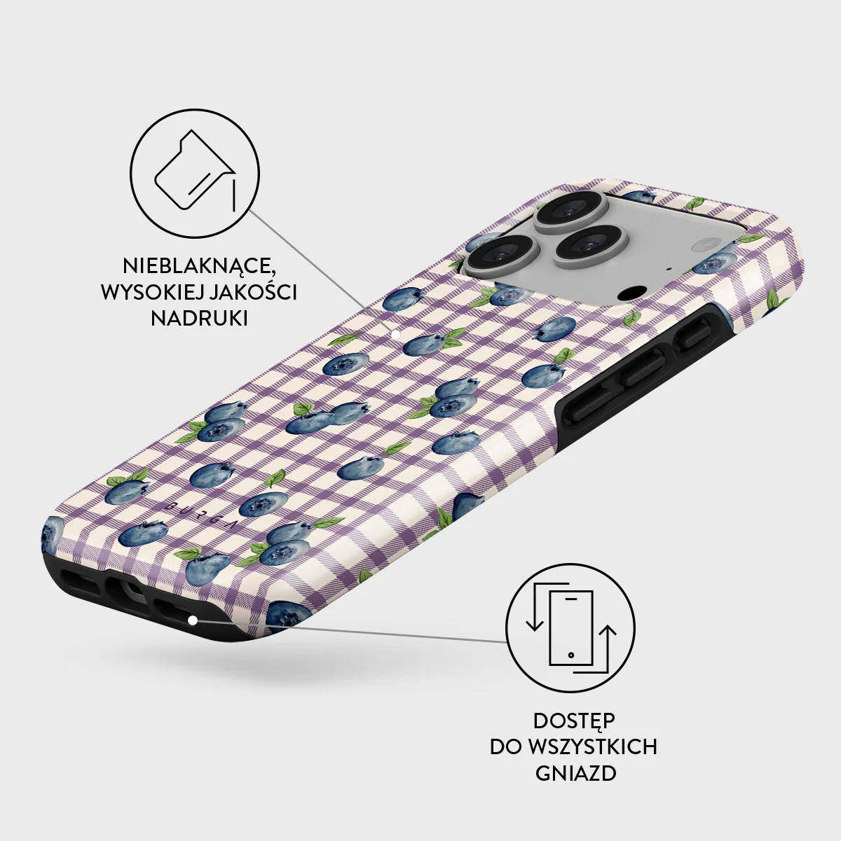 Blueberry Muffin - iPhone 17 Pro Etui - Image 3