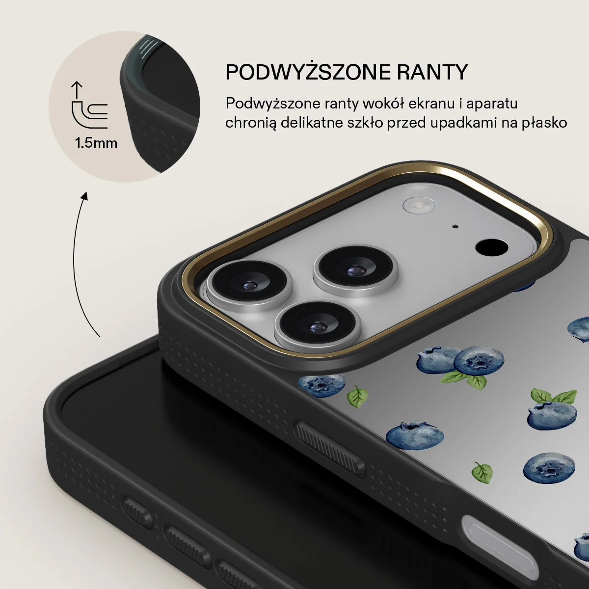 Blueberry Muffin - iPhone 17 Pro Etui - Image 30