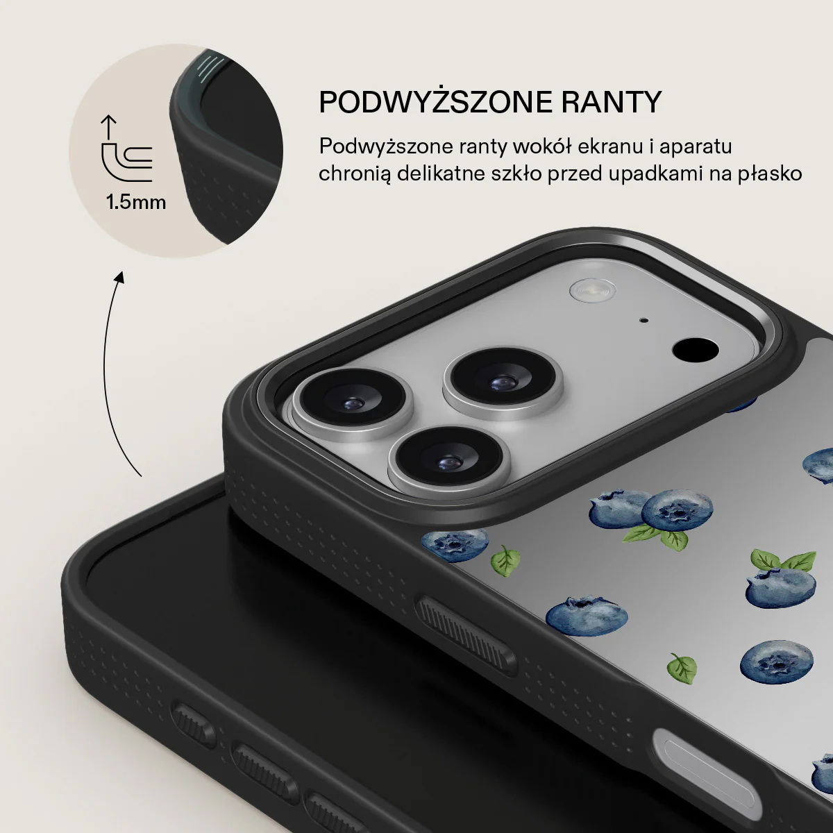 Blueberry Muffin - iPhone 17 Pro Etui - Image 38