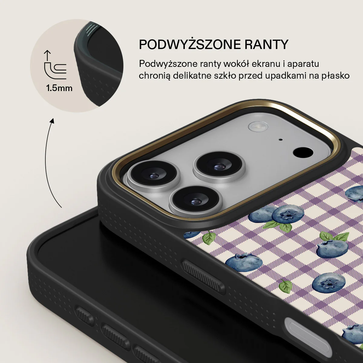 Blueberry Muffin - iPhone 17 Pro Etui - Image 8