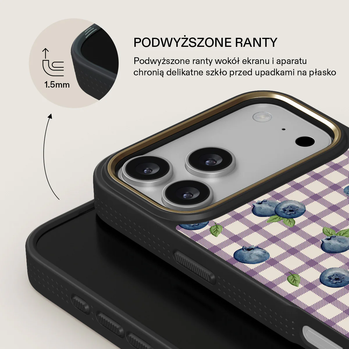 Blueberry Muffin - iPhone 17 Pro Max Etui - Image 8