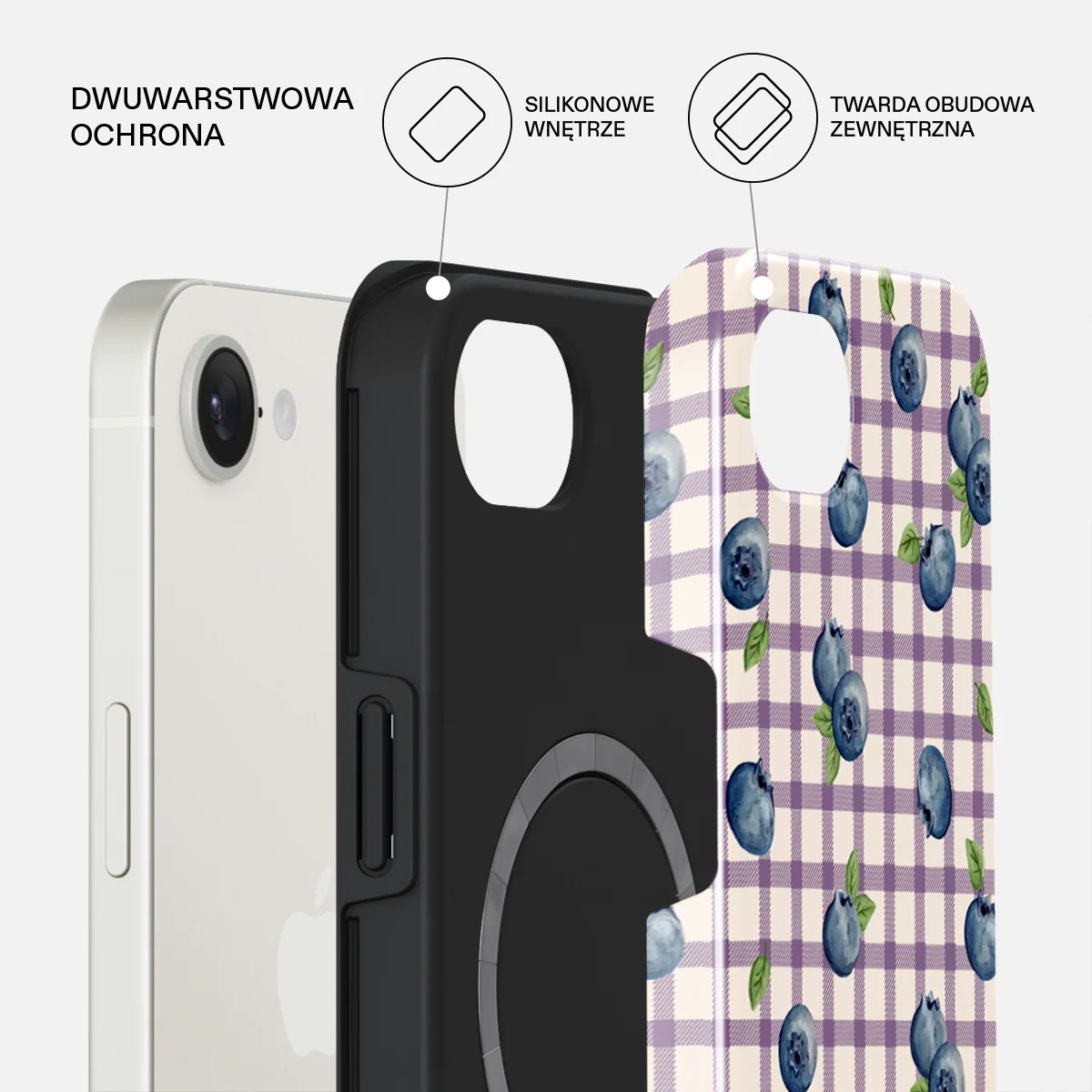 Blueberry Muffin - iPhone 17e Etui - Image 2