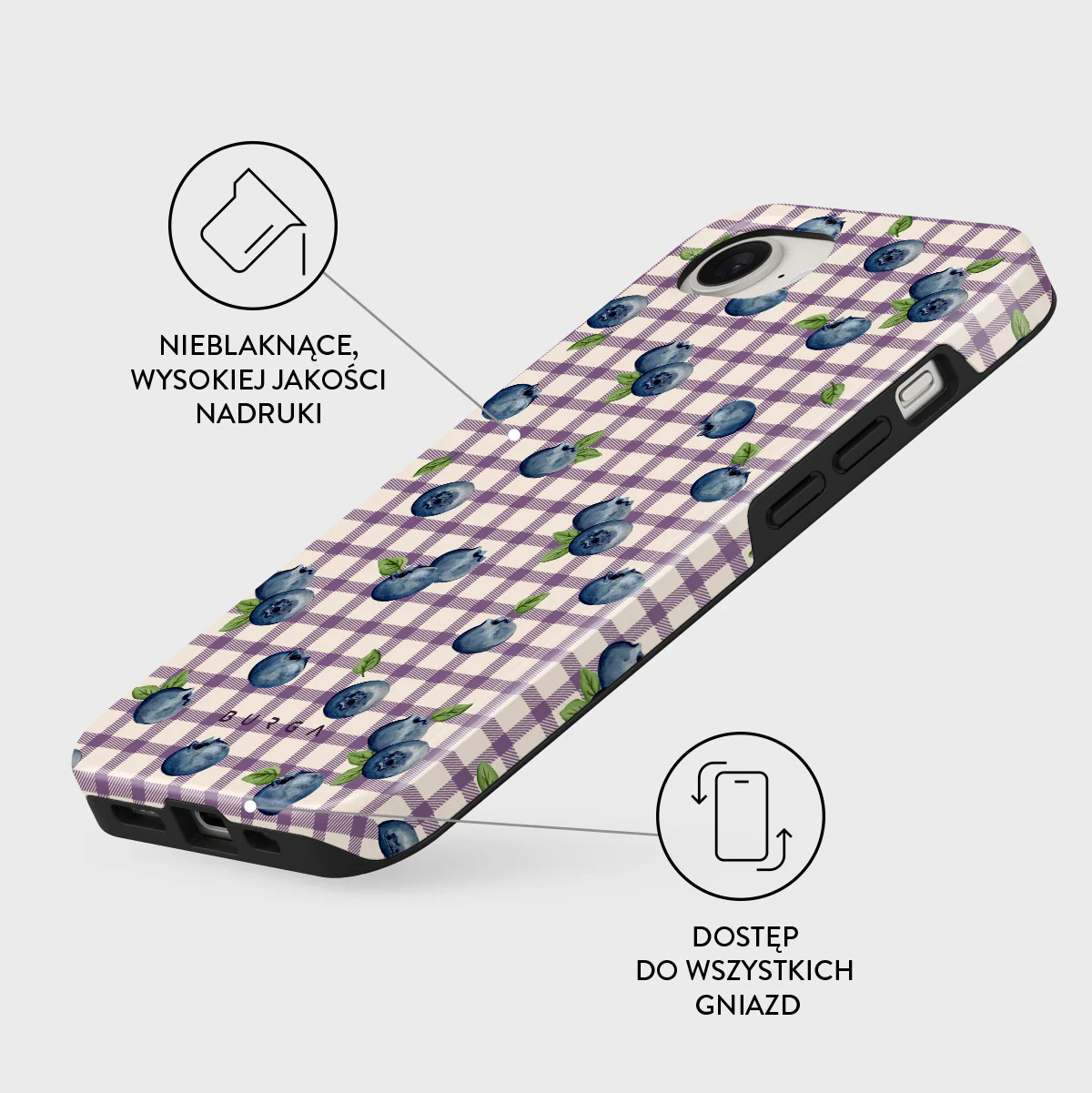 Blueberry Muffin - iPhone 17e Etui - Image 3