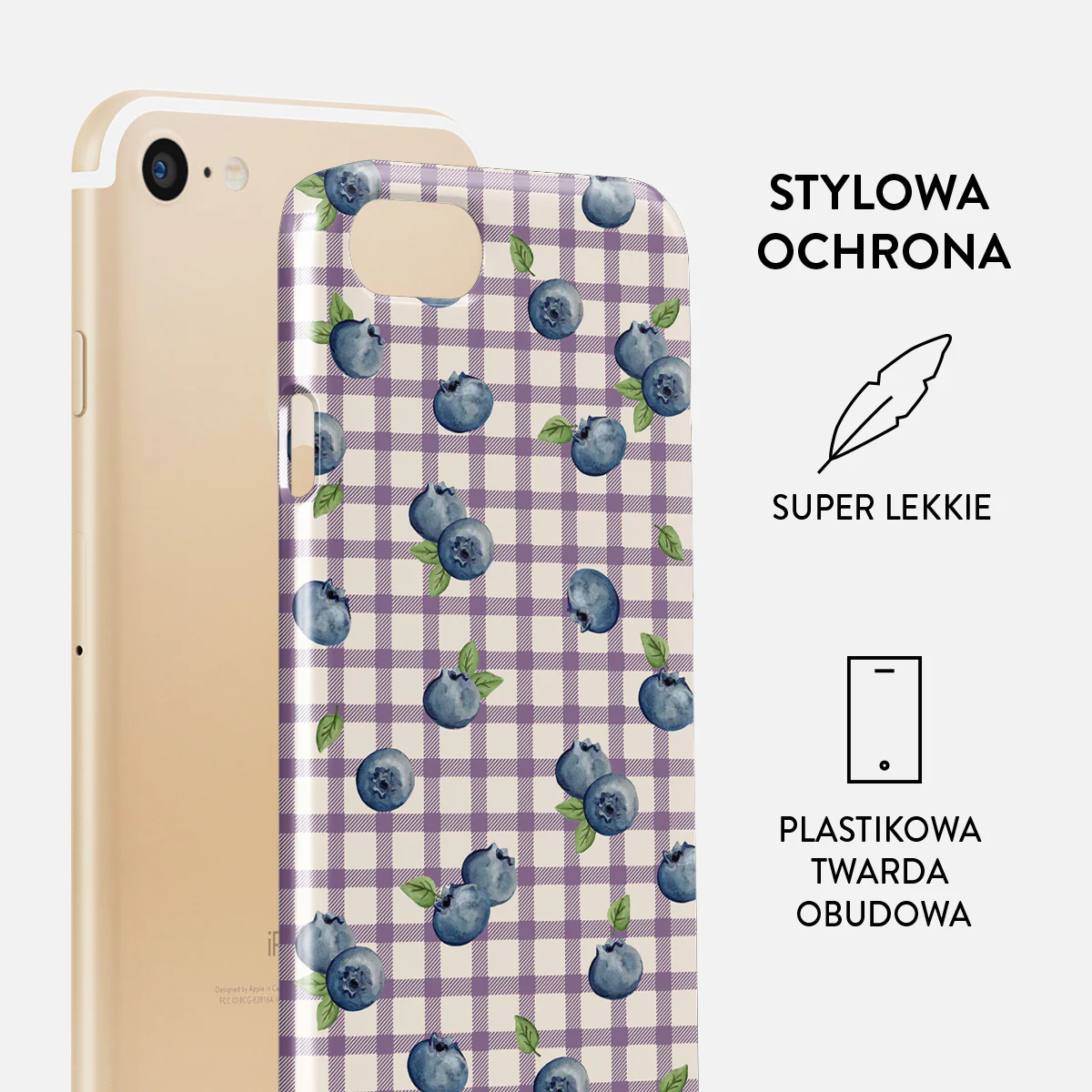 Blueberry Muffin - iPhone SE (2020) Etui - Image 2