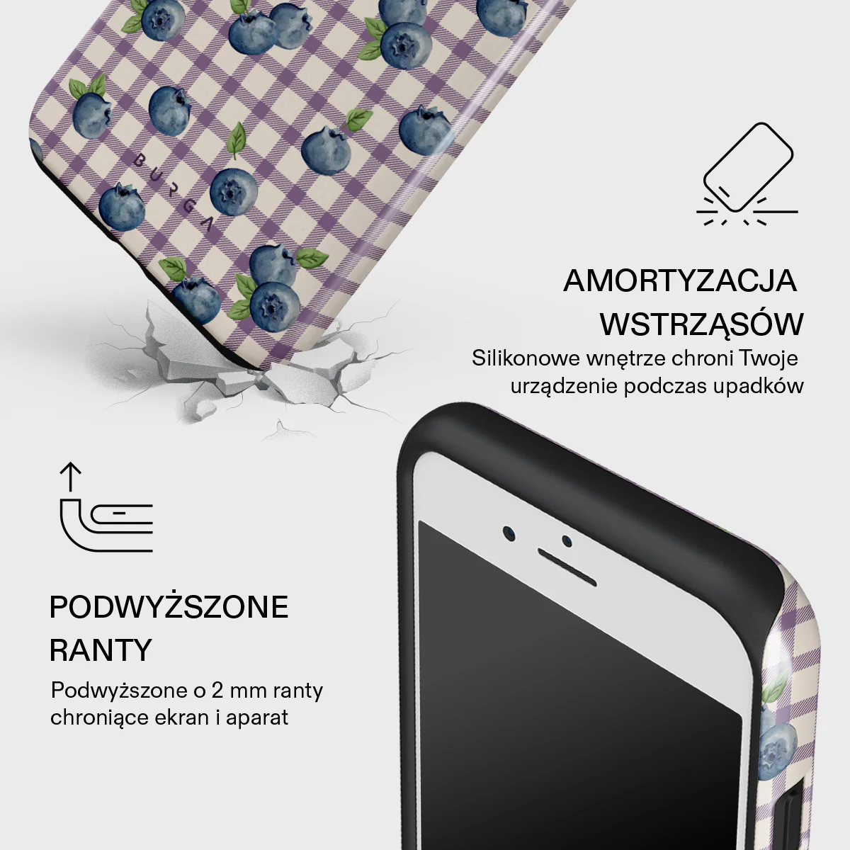 Blueberry Muffin - iPhone SE (2020) Etui - Image 8