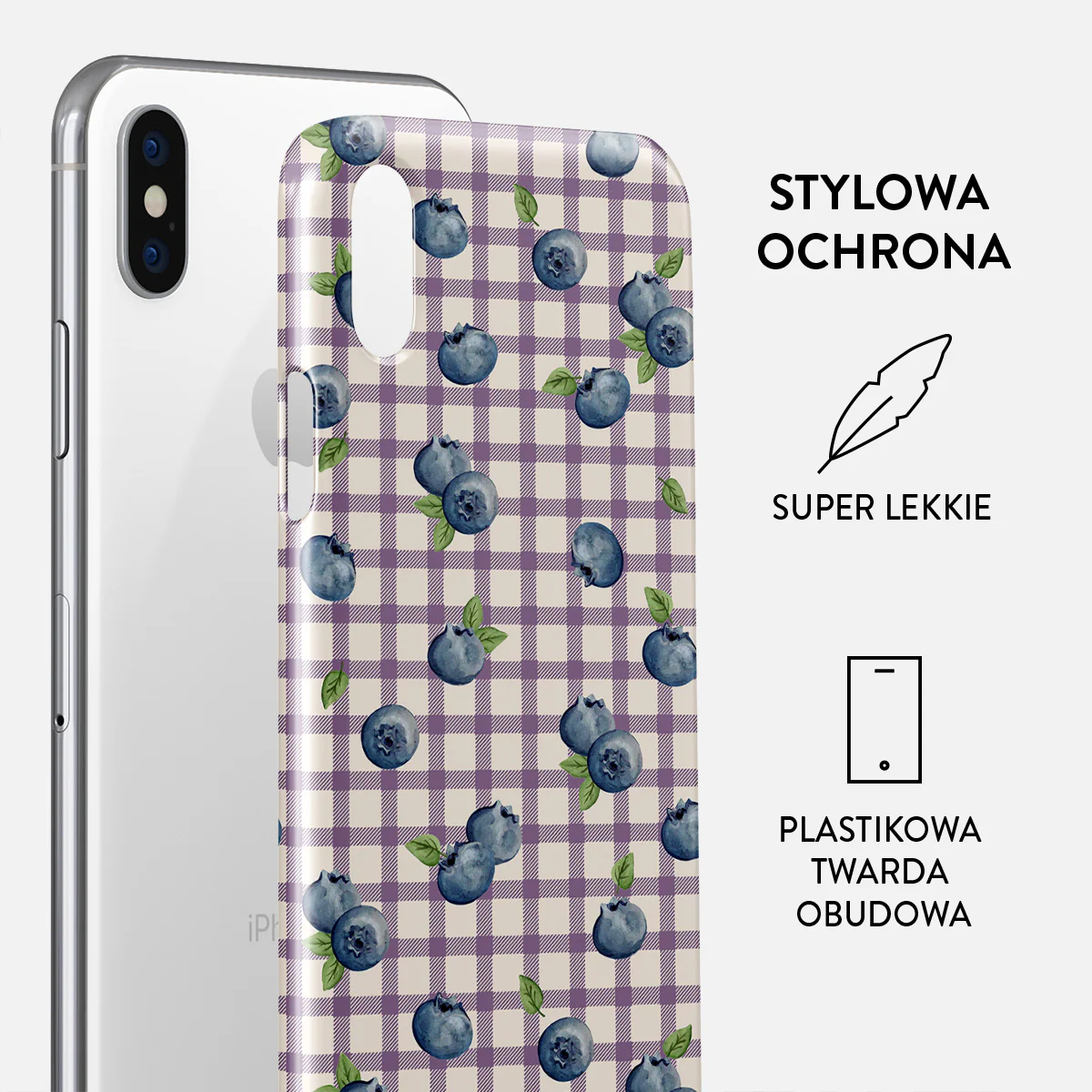 Blueberry Muffin - iPhone X / XS Etui - Image 2