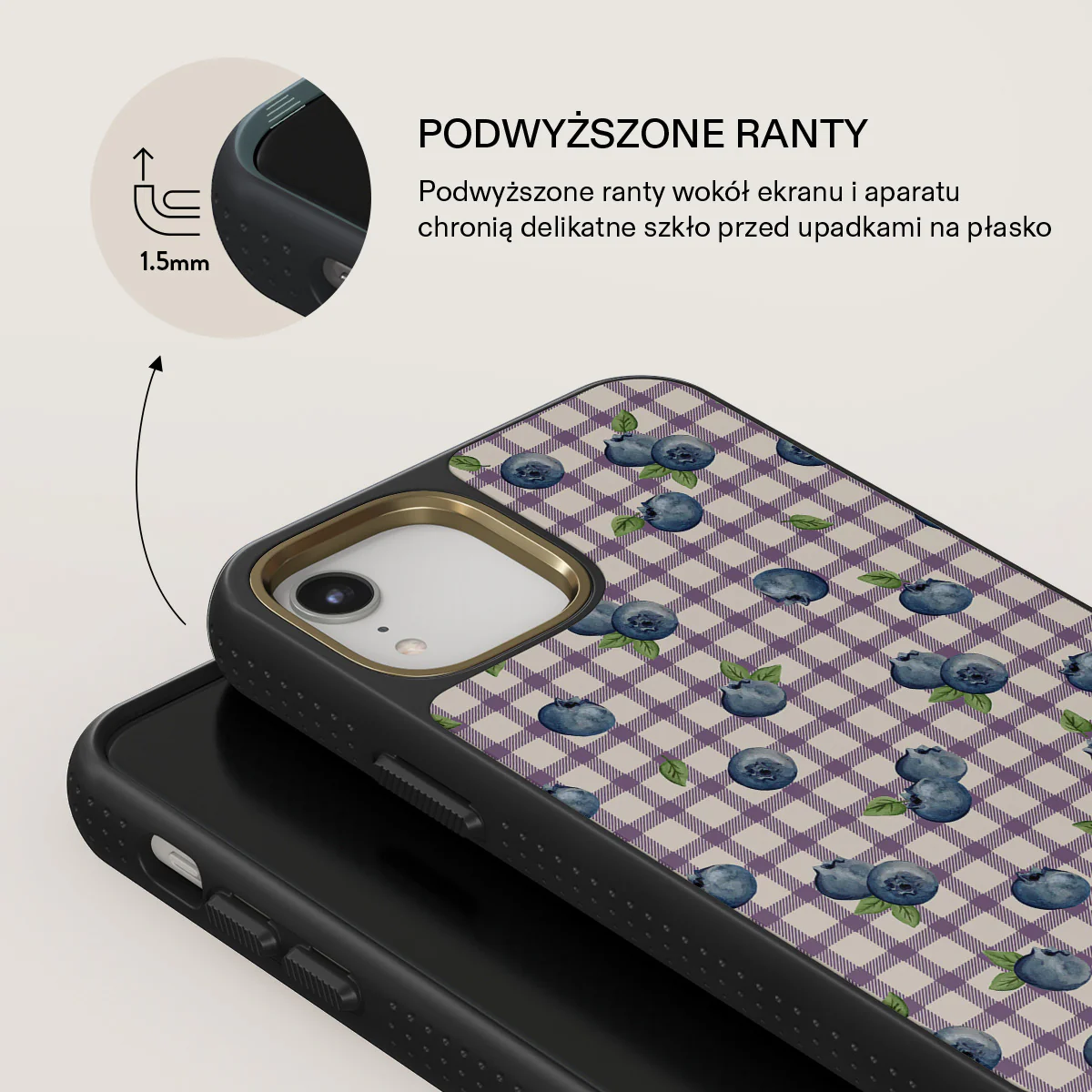 Blueberry Muffin - iPhone XR Etui - Image 12
