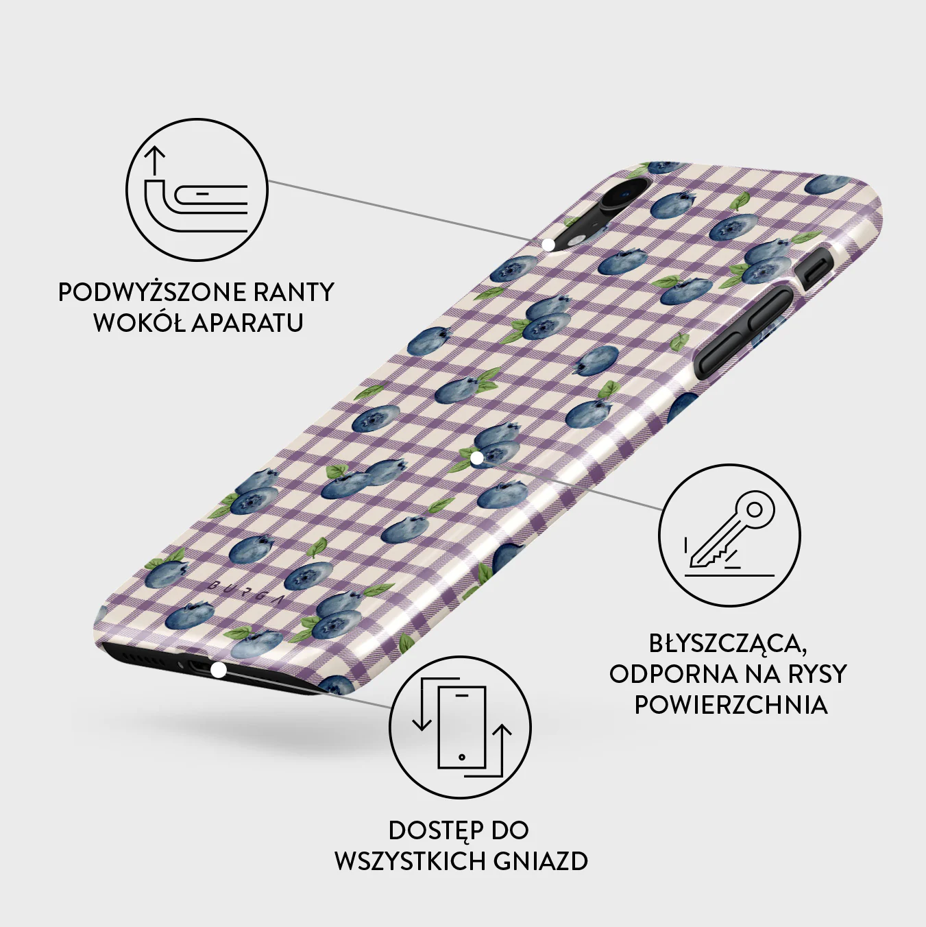 Blueberry Muffin - iPhone XR Etui - Image 3