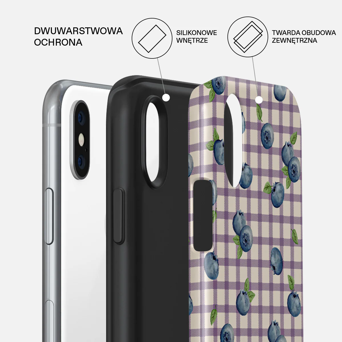 Blueberry Muffin - iPhone XS Max Etui - Image 6