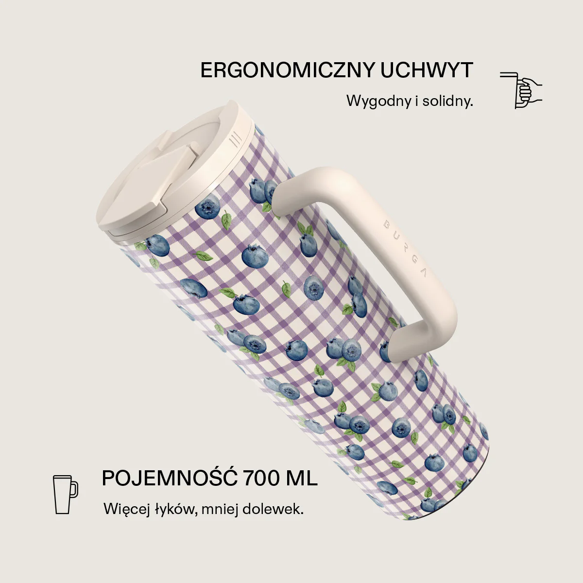 Blueberry Muffin - Kubek podróżny EasyGrip - Image 2