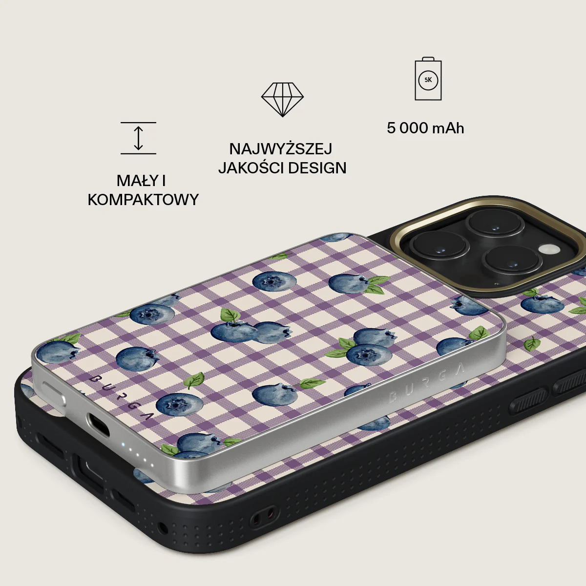 Blueberry Muffin - Magnetyczny power bank - Image 12