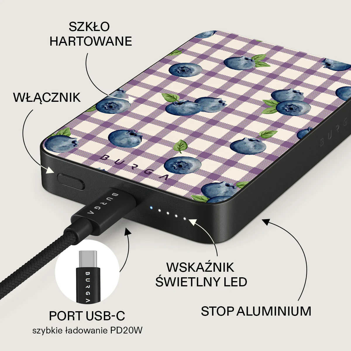 Blueberry Muffin - Magnetyczny power bank - Image 20
