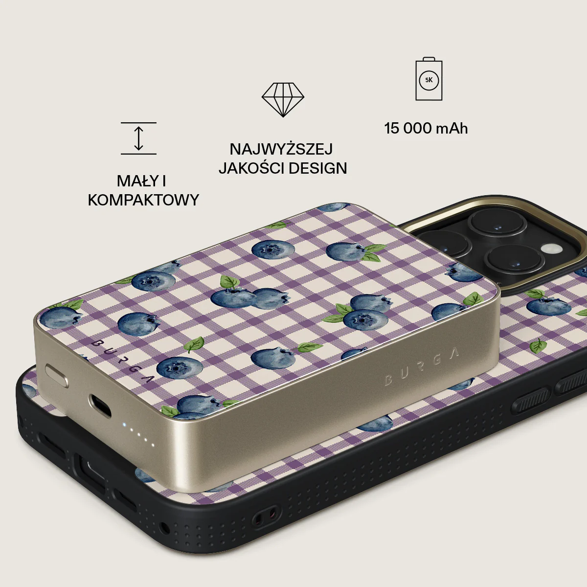 Blueberry Muffin - Magnetyczny power bank - Image 37